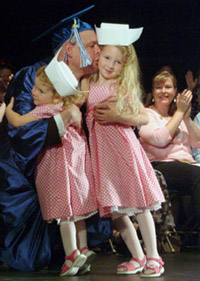 nursing student graduating