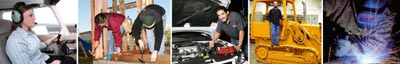 photo collage of Advanced Technology students