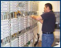 Limited Energy Technician at work