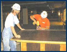 Sheet Metal workers at work