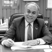 Richard Turner at his desk