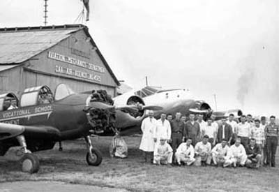 Photo - Aviation Mechanics students, 1957