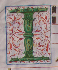 Image of Initial, large 'I'