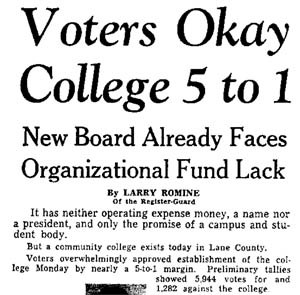 Voters Okay College 5-1