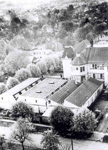 Eugene Vocational School with shop buildings