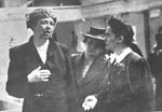 Eleanor Roosevelt and Lillian Van Loan at EVS