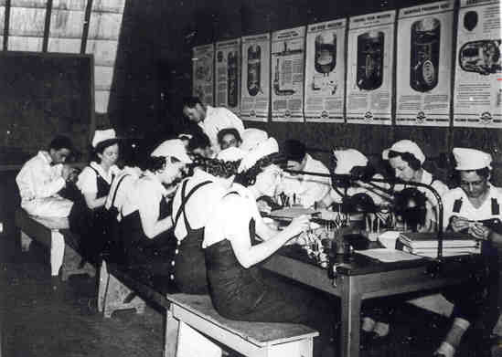 Instrument Repair Class at Eugene Vocational School