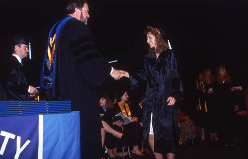 Jerry Moskus at graduation, photo