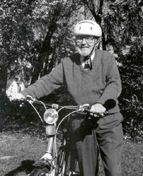 Photo - Peter Wotton on Bicycle