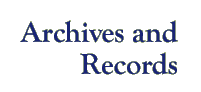 Archives and Records