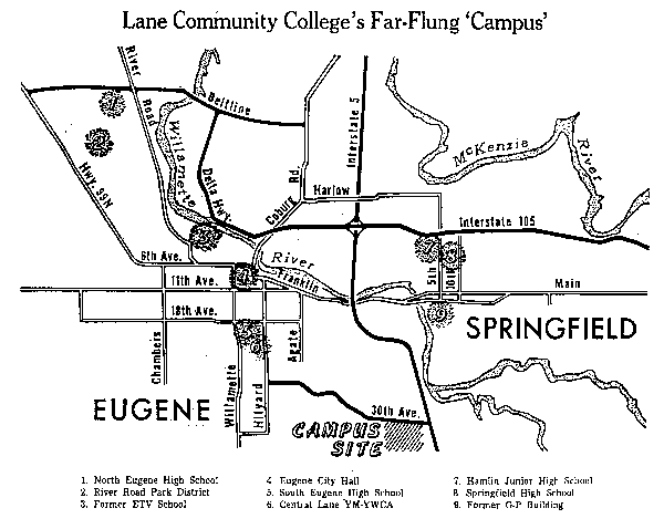 Map - Lane's Locations