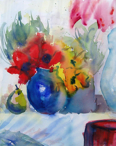 Floral With Pear