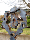 Close-up photo of Metal Sculpture
