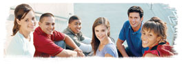 photo of student with caption, funding our future