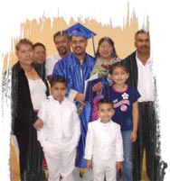 photo of Juan Flores and family