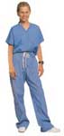 woman in medical scrubs