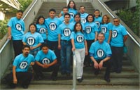 Marilen in ROP program, pictured in back row