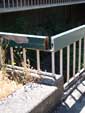 Deteriorating railing