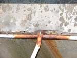 Aging galvinized conduit