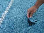 Track cannot be used for competitive events due to it’s deteriorating condition