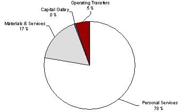 FY02 Expenditures & Transfers chart