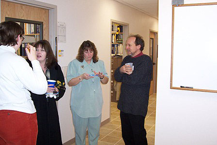 Nora, Sonja, Gloria, and Mark