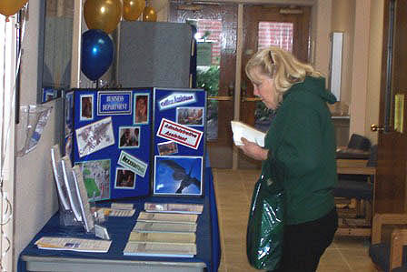 Student at Display