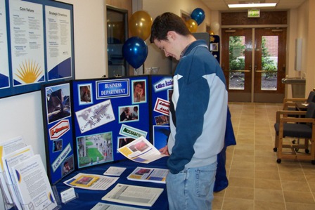 Student at Display