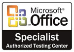 Microsoft Office Specialist Autorized Testing Center