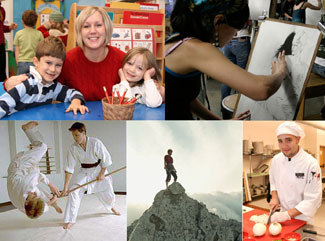 Pursue your passion, animal training, creative writing, cooking, music, theater, etc