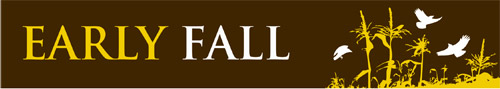Early Fall Seasonal Menu - Sept. 20 - Oct. 31, 2011