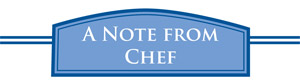 A Note from Chef