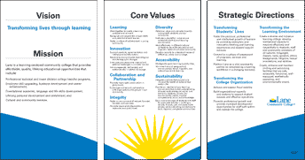 LCC vision-mission statement poster