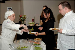 students serving