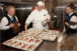 students preparing