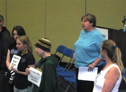 Felice Yeskell photos during presentation