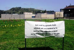 Holocaust display April 2006