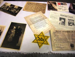display of one survivor remembers - holocaust display