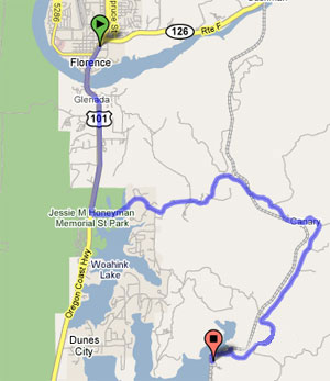 map to Siltcoos