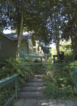 photo of behind the cabins