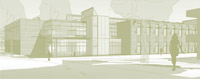 artists rendition of new building