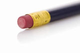 photo of pencil with eraser