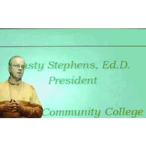 animated gif of different presenters for Green Conference
