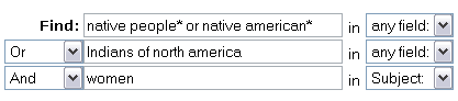 Search: Native American Women