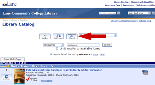 Library catalog select summit