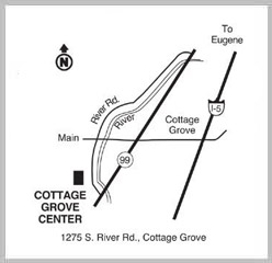 map to Cottage Grove Center