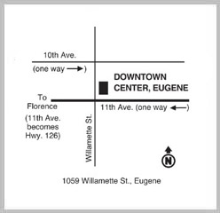 map to Downtown Center