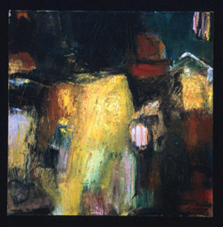 Artwork by Satoko, a painting, drawing, design, and art history instructor at Lane Community College