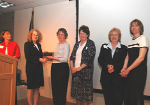 Andrea Newton and Mary Spilde; and OMLís Cheryl Suter, Roberta Wade, Sharon Bovee, and June Miller