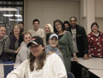 picture of Cindi Schweigert and students